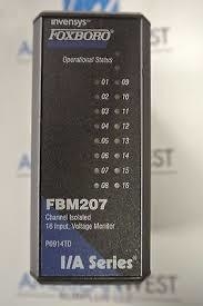 Foxboro PLC FBM207/B/C Voltage Monitor/Contact Sense Input Modules