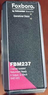DCS FBM237 Foxboro PLC 20 MA Output Module FBM237 P0914XS
