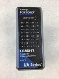 FBM217 Foxboro PLC 30 V Dc 240 V Discrete Input Module